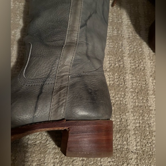 Frye Campus OTK boot- rare grey. Size 9 women - Picture 8 of 9